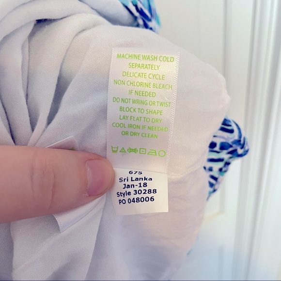 Lilly Pulitzer Nevie Off the Shoulder Dress - Picture 10 of 12